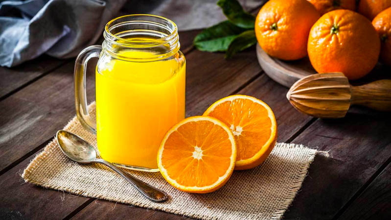 Nước ép trái cây tốt cho sức khỏe - nước ép cam