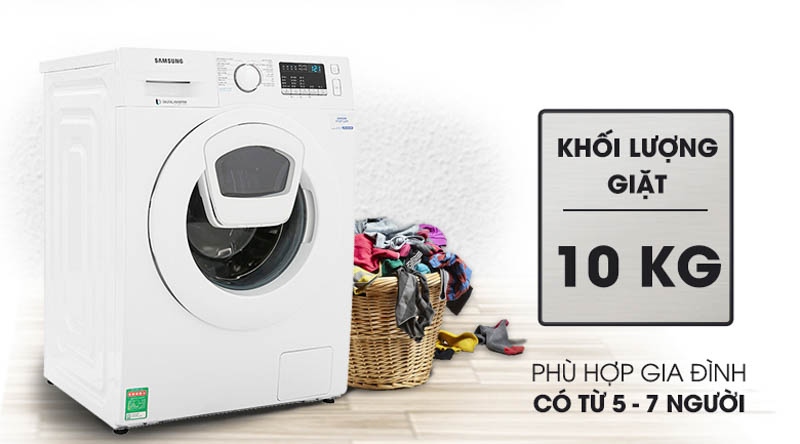 Tìm hiểu máy giặt Samsung 10kg giá bao nhiêu