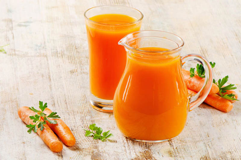 Cách làm nước nước ép cà rốt mật ong