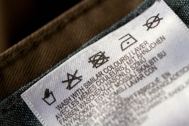Đọc hướng dẫn ký hiệu có trên nhãn quần jean