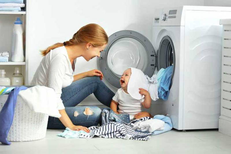Các mẹ cần lưu ý gì trong quá trình giặt đồ