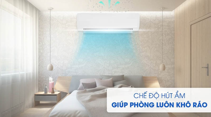 Chế độ Dry giúp gia đình thoát khỏi thời tiết nồm ẩm