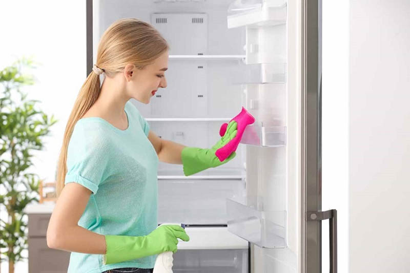 Tủ lạnh không vệ sinh thường xuyên