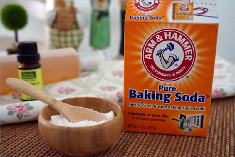 Sử dụng baking soda để tẩy quần áo