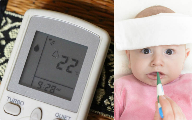 Nhiệt độ thấp có thể khiến bé bị bệnh đường hô hấp