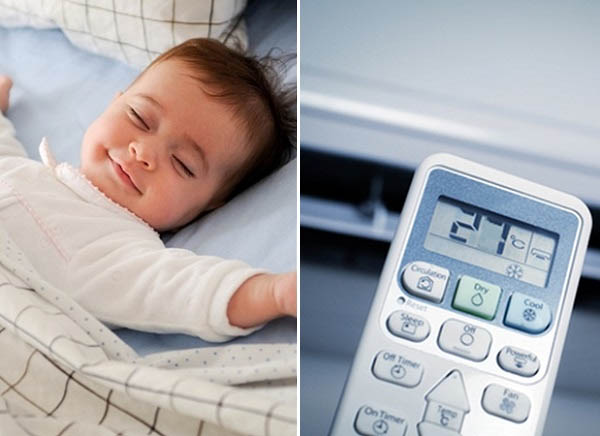 Hướng dẫn về cách điều chỉnh nhiệt độ phòng cho trẻ sơ sinh trong 2 trường hợp