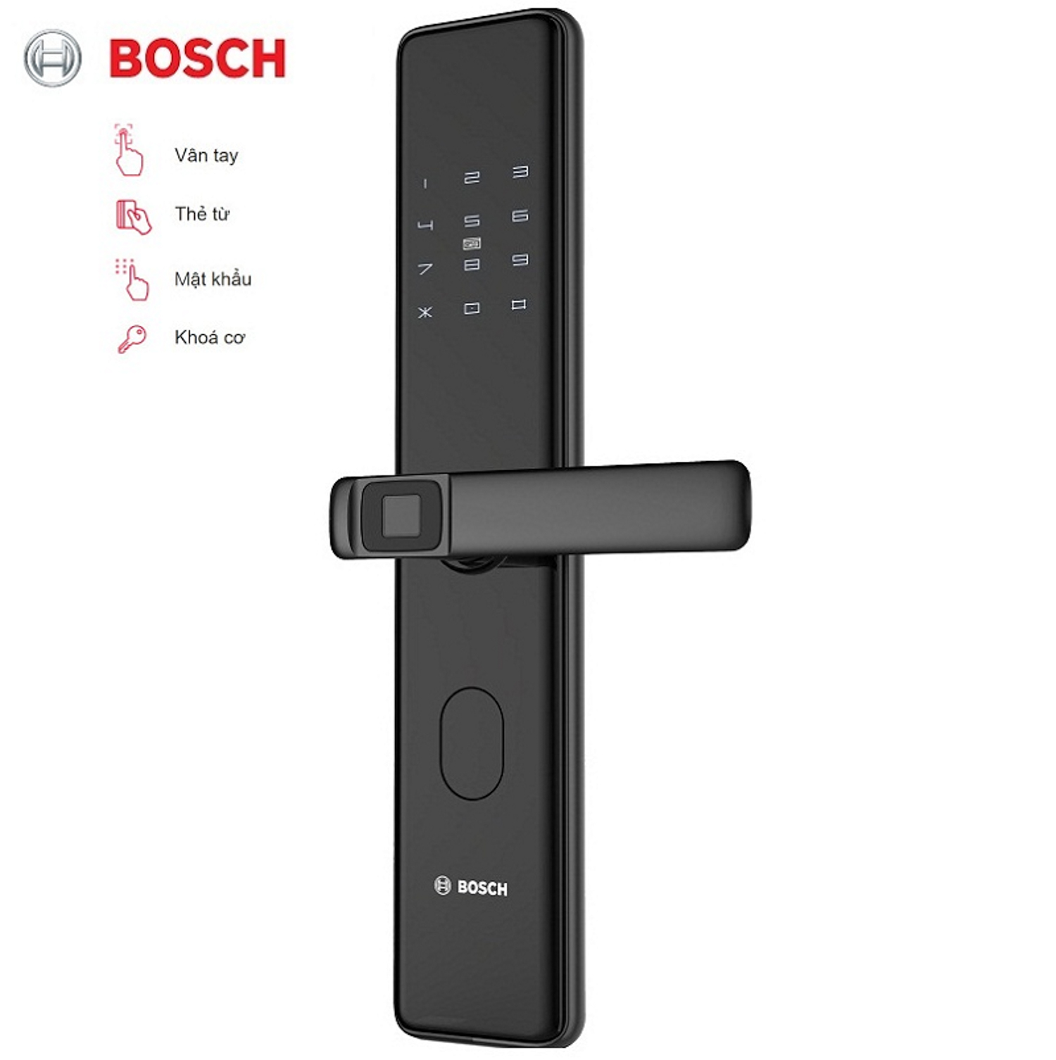 Khóa điện tử Bosch GD.ID 30B EU Black