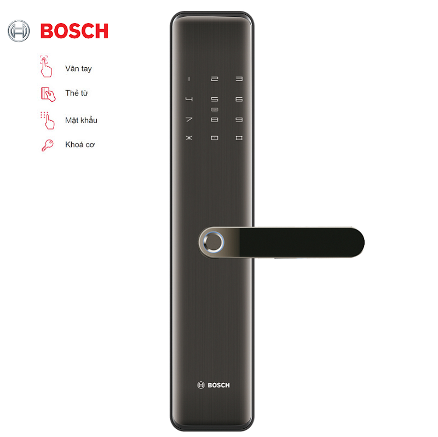 Khóa điện tử Bosch GD.ID 40P EU GRAY