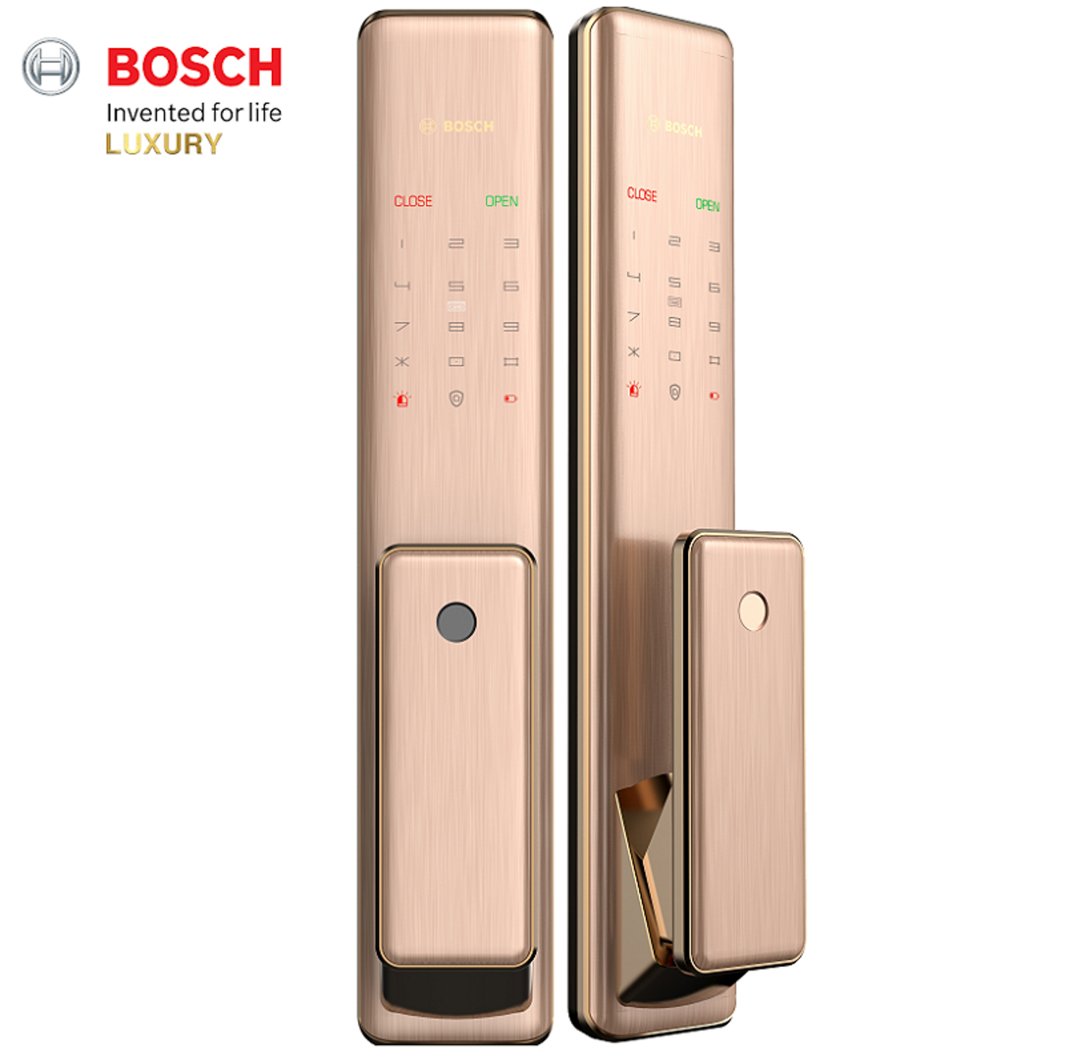 Khóa điện tử Bosch GD.FU 750 EU AMBER GOLD App được sản xuất theo tiêu chuẩn chất lượng Đức