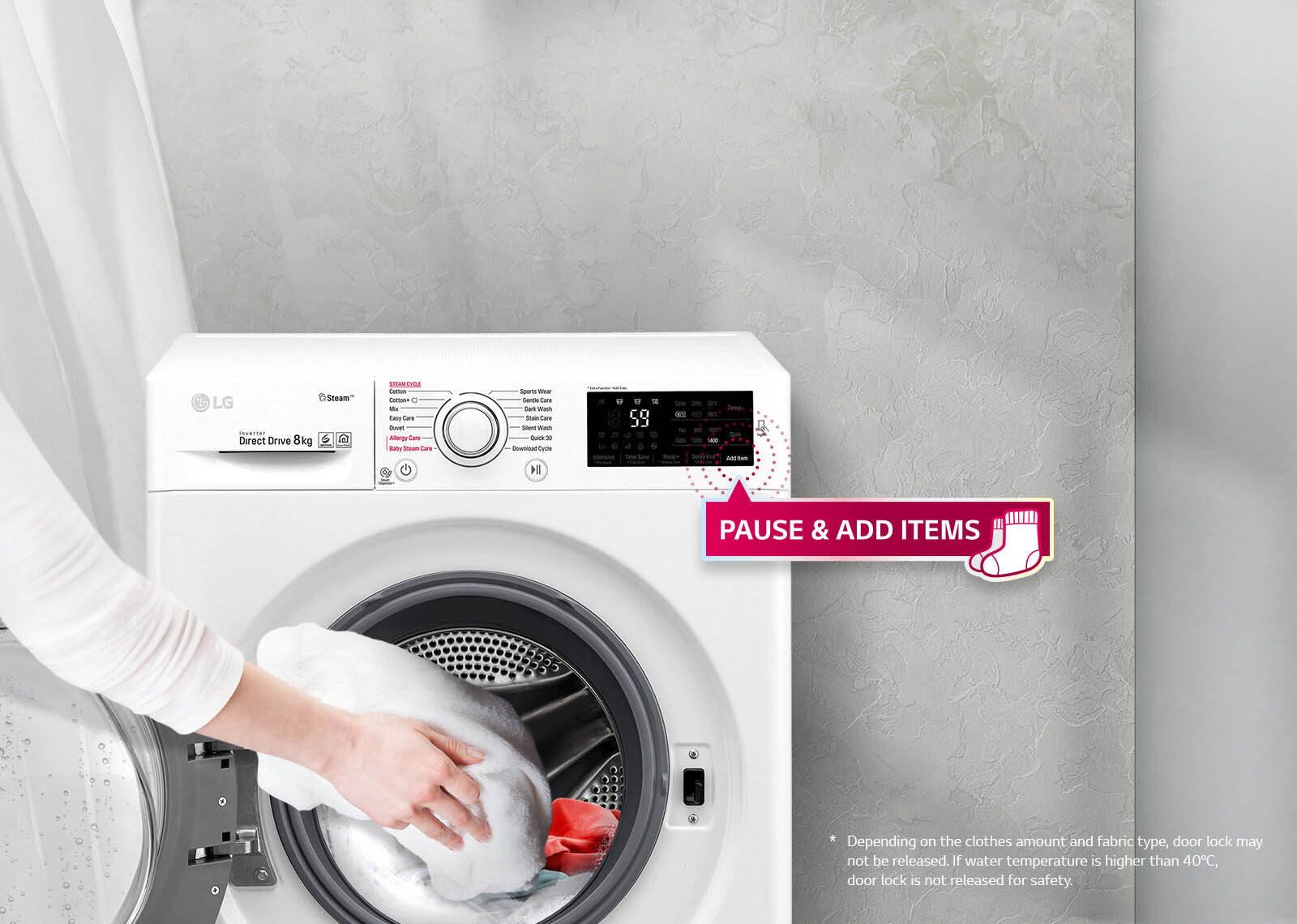 Cách sử dụng, chọn chế độ vắt máy giặt LG