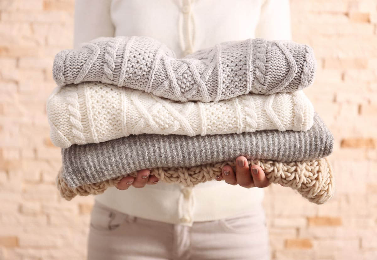 Hướng dẫn cách khắc phục áo len bị giãn bằng máy giặt
