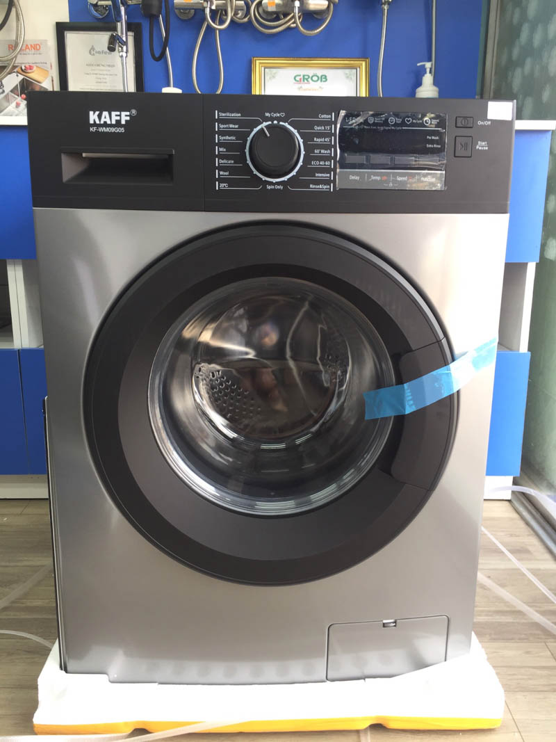 Ảnh thực tế máy giặt sấy kết hợp Kaff KF-WM09G05
