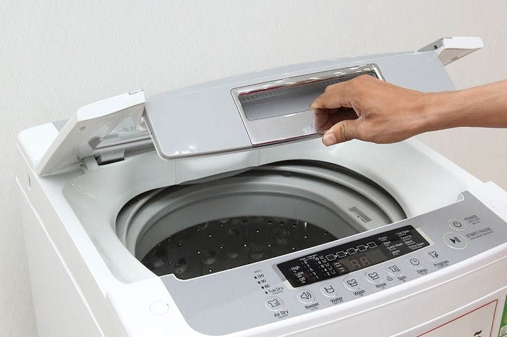 Mã lỗi dE - Lỗi máy giặt LG nắp máy giặt còn hở