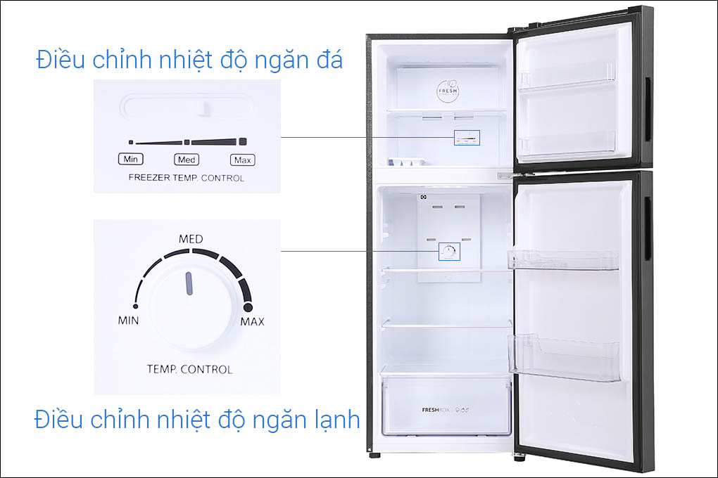 Cách chỉnh nhiệt độ tủ lạnh Aqua chi tiết đơn giản