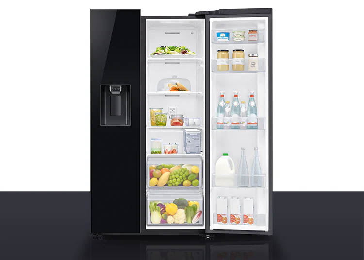 Kích thước tủ lạnh side by side thương hiệu Samsung phổ biến