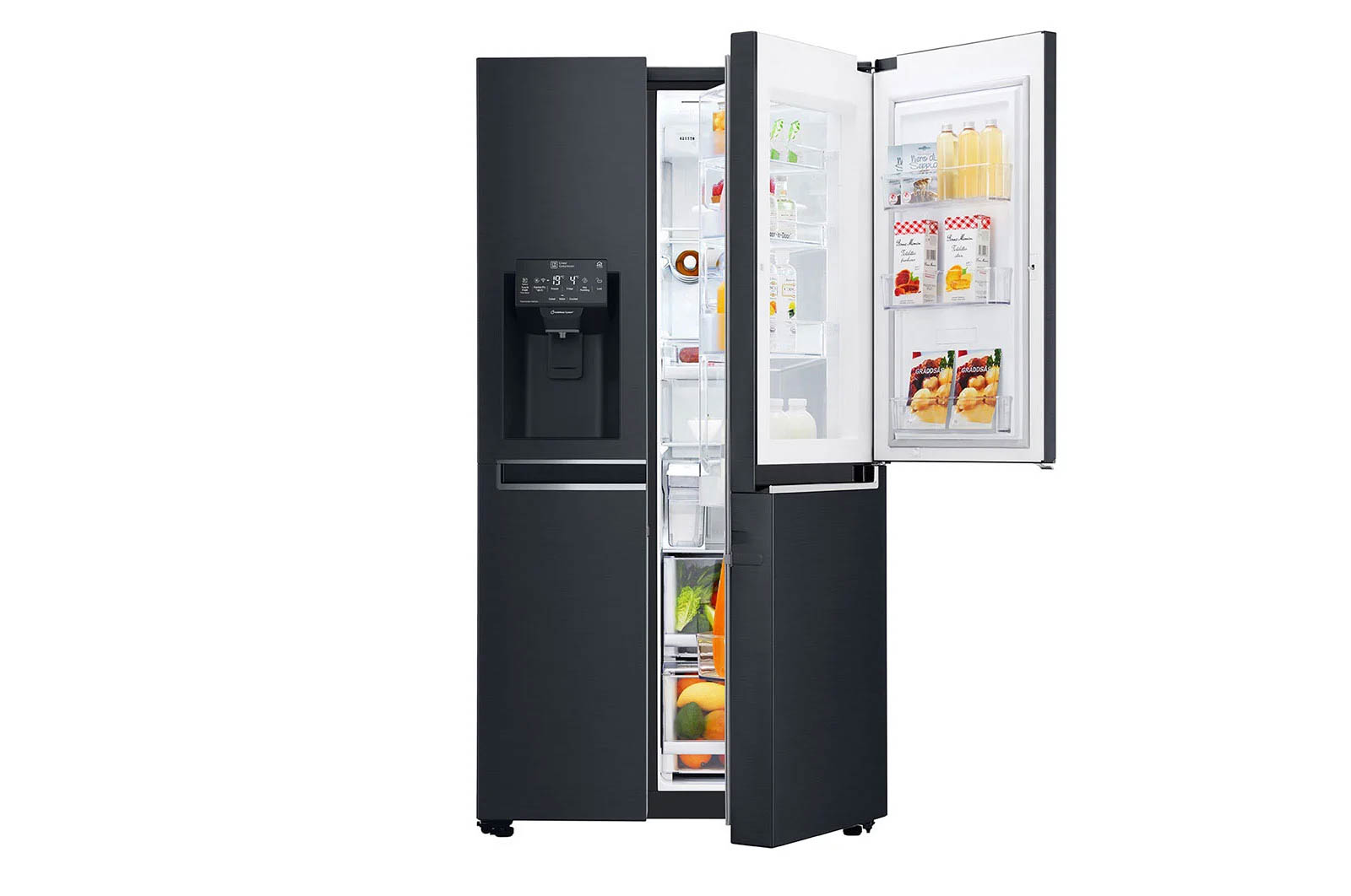 Kích thước tủ lạnh side by side hãng LG