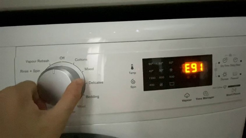 Tìm hiểu tổng quan về máy giặt Electrolux báo lỗi E91