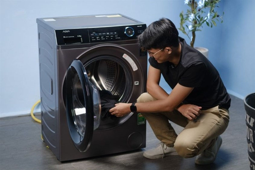 Cách sử dụng máy giặt Aqua 8kg đúng chuẩn an toàn
