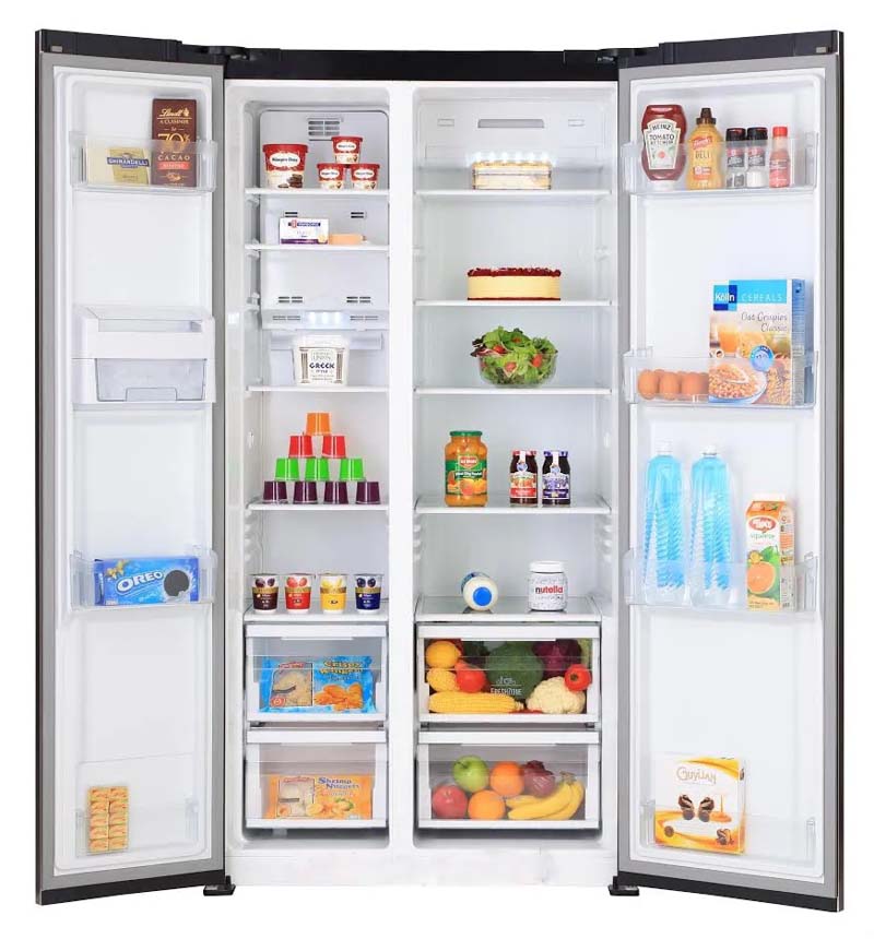 Tủ lạnh Side by Side Electrolux ESE6201BG với dung tích lớn