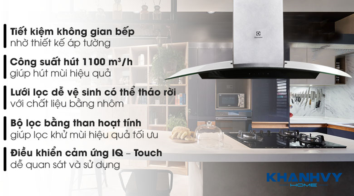 Máy hút mùi Electrolux EFC936GAR 90cm là sản phẩm nổi bật của thương hiệu Electrolux, sở hữu nhiều tính năng hoàn hảo cho căn bếp hiện đại của gia đình bạn