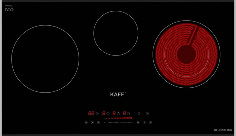 Bếp điện từ KAFF KF-IC5801SB có đầy đủ những tính năng tân tiến của một chiếc bếp điện từ cao cấp