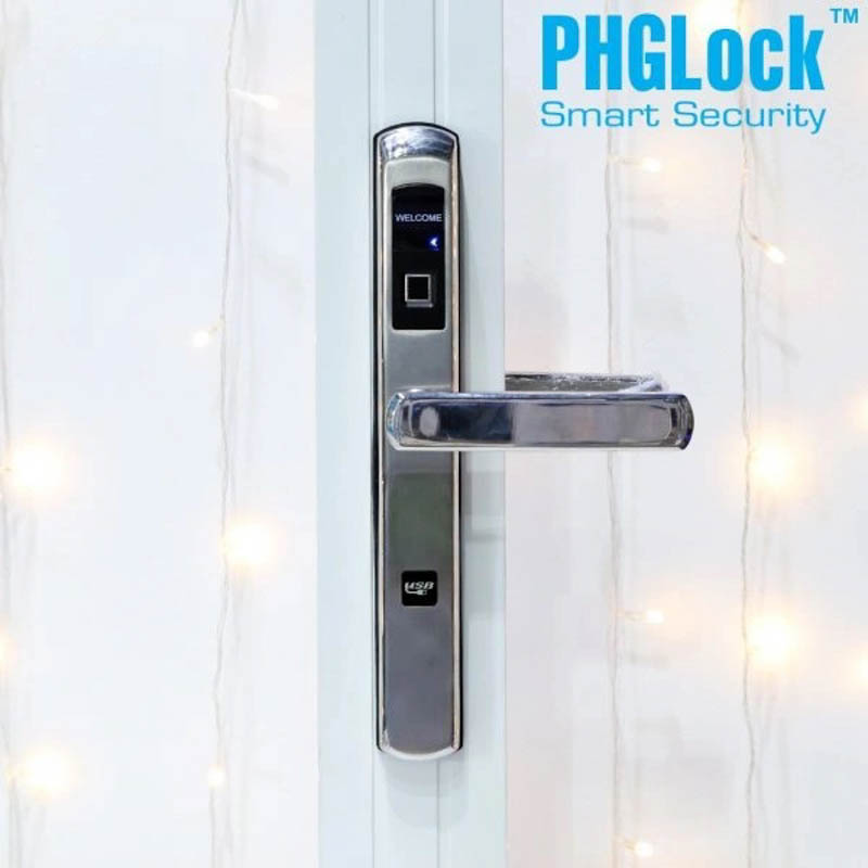 Khóa vân tay PHGlock FP5290 thiết kế nhỏ nhắn – tiết kiệm diện tích cửa