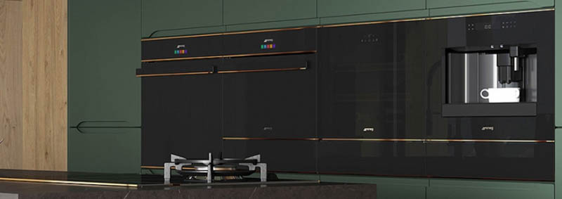 Lò vi sóng kết hợp nướng, thủy phân Smeg, 45cm, DOLCE STIL NOVO 535.64.559 âm tủ kiến tạo sự sang trọng cho không gian bếp