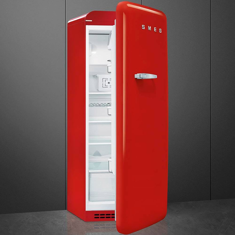 Tủ lạnh SMEG, cửa đơn, độc lập, 50’S STYLE FAB28RRD3 535.14.619 thiết kế đứng độc lập