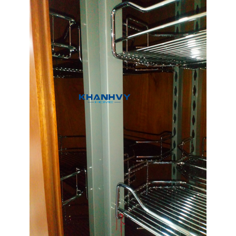  Kệ kéo 18 rổ tủ inox 304 (450mm-500mm) 203003 tại Khánh Vy Home có không gian lưu trữ thực phẩm rộng rãi
