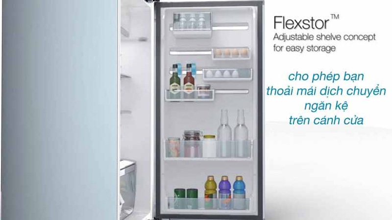 Tủ lạnh Electrolux 537L ETE5720B-G với thiết kế tiện dụng