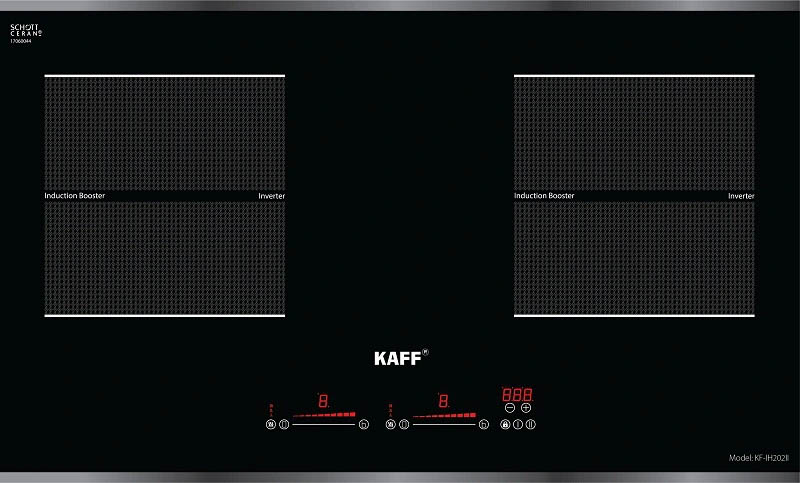 Bếp từ Kaff KF-IH202II có đầy đủ những tính năng tân tiến của một chiếc bếp từ cao cấp