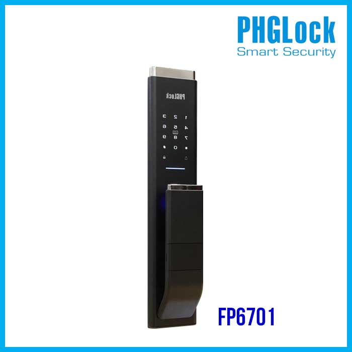 Khóa vân tay PHGlock FP6701 được làm từ chất liệu hợp kim cao cấp và bền bỉ
