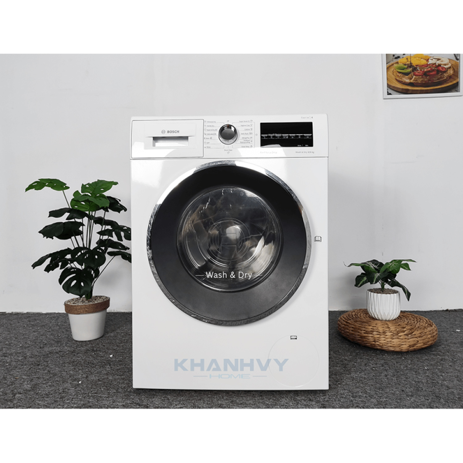 Sản phẩm máy giặt sấy quần áo Bosch TGB.WNA14400SG 9kg/6kg Serie 4