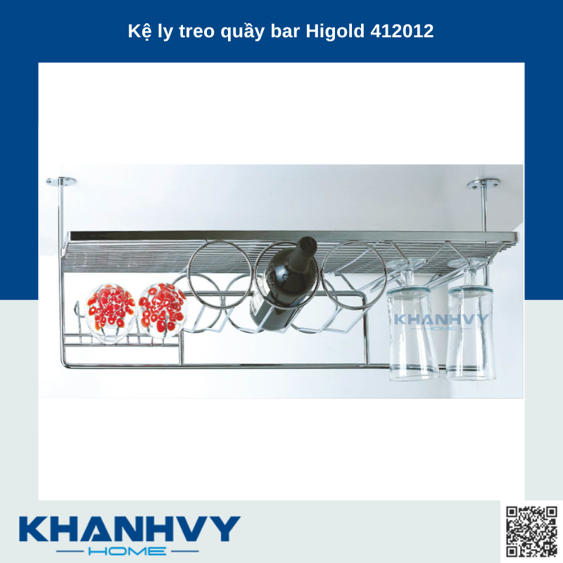  Sản phẩm kệ ly treo quầy bar 412011, 412012 chính hãng Higold tại Khánh Vy Home