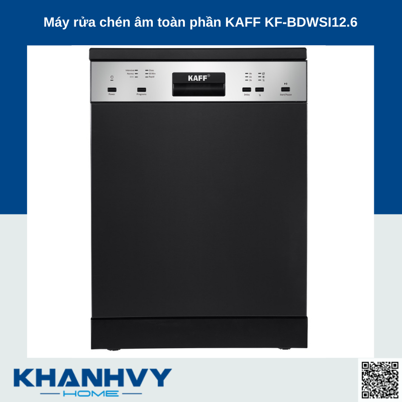 Sản phẩm máy rửa chén KAFF KF-BDWSI12.6 mang lại nhiều tính năng vượt trội