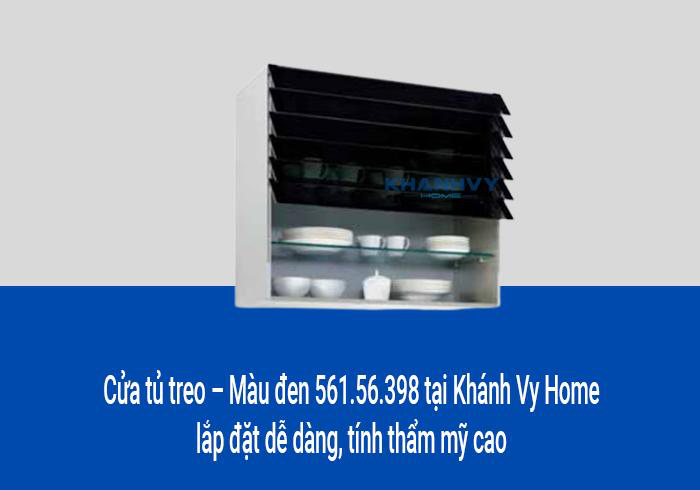 Cửa tủ treo – Màu đen 561.56.398 tại Khánh Vy Home lắp đặt dễ dàng, tính thẩm mỹ cao