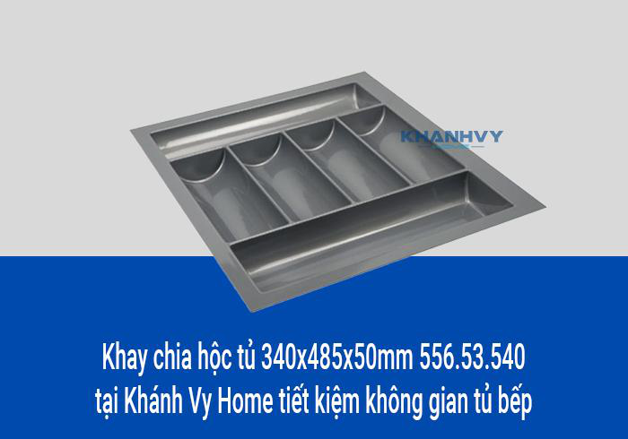 Khay chia hộc tủ 340x485x50mm 556.53.540 tại Khánh Vy Home tiết kiệm không gian tủ bếp