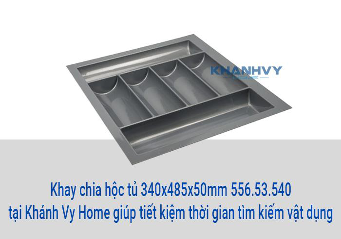 Khay chia hộc tủ 340x485x50mm 556.53.540 tại Khánh Vy Home giúp tiết kiệm thời gian tìm kiếm vật dụng