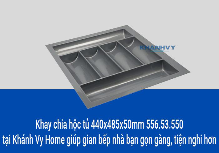 Khay chia hộc tủ 440x485x50mm 556.53.550 tại Khánh Vy Home giúp gian bếp nhà bạn gọn gàng, tiện nghi hơn