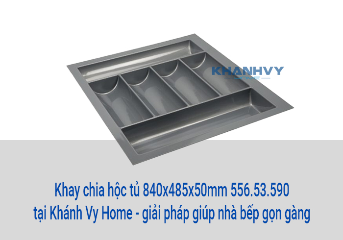 Khay chia hộc tủ 840x485x50mm 556.53.590 tại Khánh Vy Home - giải pháp giúp nhà bếp gọn gàng
