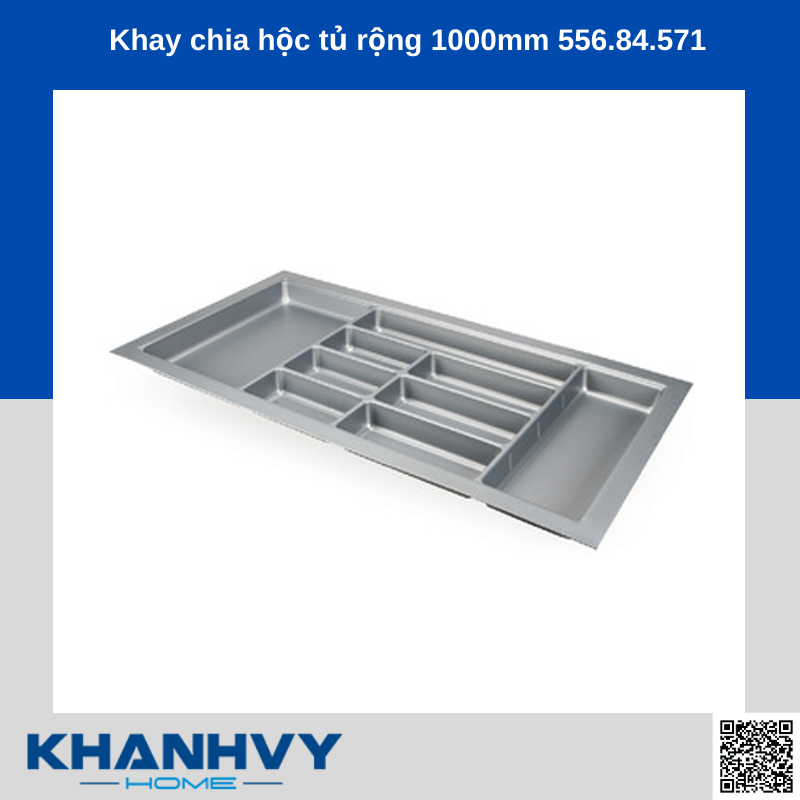 Khay chia hộc tủ rộng 1000mm 556.84.571 chính hãng tại Khánh Vy Home