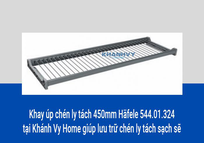 Khay úp chén ly tách 450mm Häfele 544.01.324 tại Khánh Vy Home giúp lưu trữ chén ly tách sạch sẽ