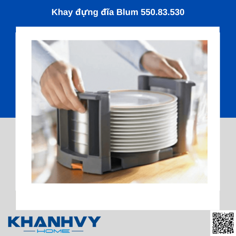 Khay đựng đĩa Blum 550.83.530 chính hãng tại Khánh Vy Home
