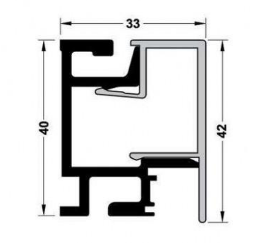 Bản vẽ kỹ thuật phụ kiện treo tường - Thanh nhôm gắn tường Hafele 521.00.006 tại Khánh Vy Home