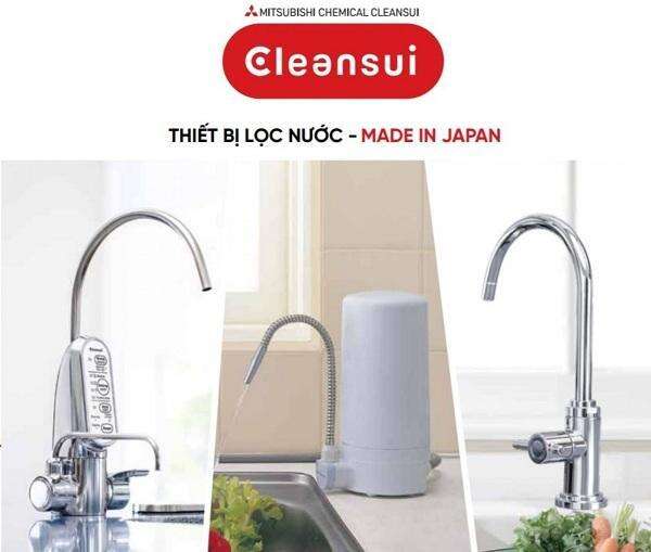 Máy lọc nước Cleansui sản phẩm chất lượng đến từ Nhật Bản