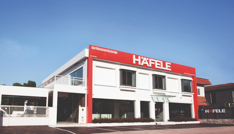Văn phòng đại diện của Hafele - thương hiệu thiết bị nhà bếp và phụ kiện nội thất hiện đại, tiện nghi