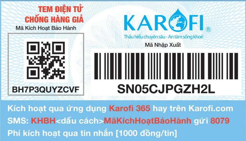 Hướng dẫn kích hoạt bảo hành sản phẩm Karofi
