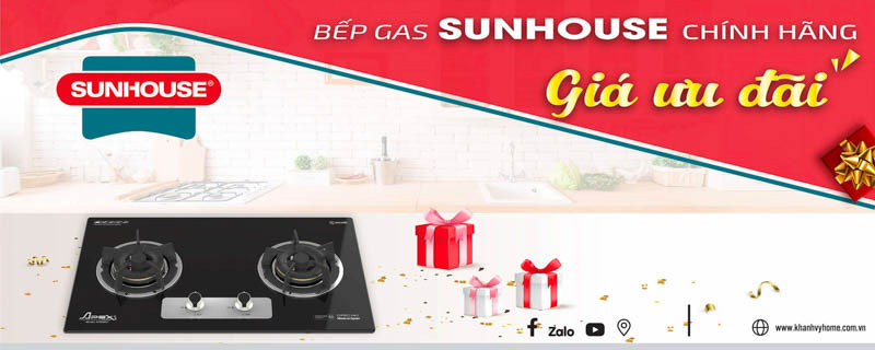 Khánh Vy Home - Địa chỉ uy tín cung cấp sản phẩm bếp gas Sunhouse
