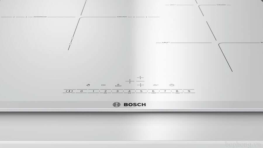 Bếp từ Bosch PID672FC1E màu trắng sáng sang trọng