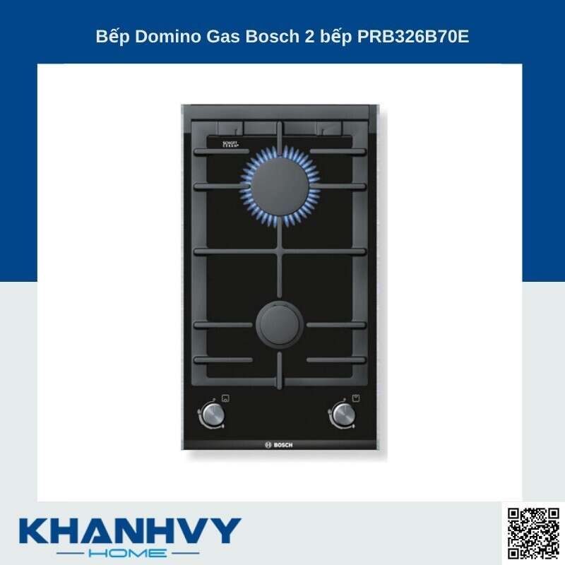 Sản phẩm bếp Domino Gas Bosch 2 bếp PRB326B70E